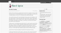 Desktop Screenshot of bentspine.com
